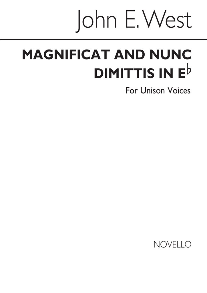 Magnificat And Nunc Dimittis In E Flat (Unison)